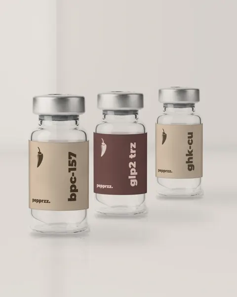 Three Pepprzz vials